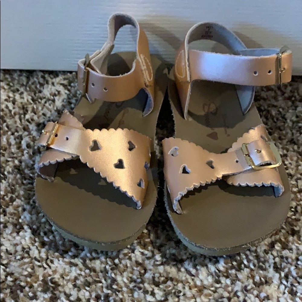 Saltwater Rose Gold Sandals